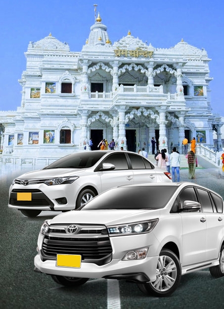 Jaipur to Mathura Vrindavan Taxi