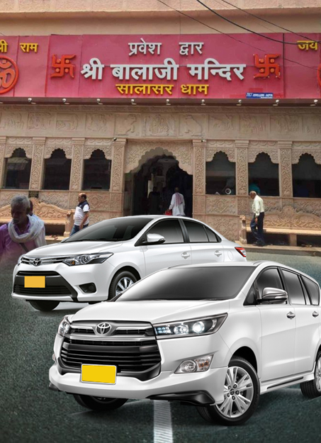 Jaipur to Salasar Balaji taxi 